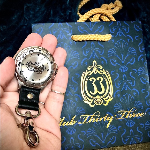 ⭐️💲SOLD💲⭐️ RARE ⭐️ DISNEY ⭐️ Club 33 Pocket Watch - Picture 3 of 16